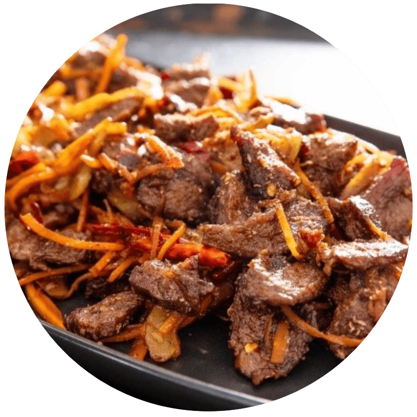 Fried Beef mild or spicy