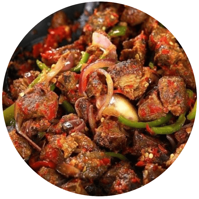 Peppered Goat Meat